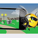Free iPhone game - The Pollinator - from Plan Bee